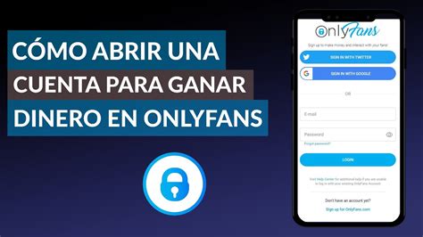 Crear una cuenta en OnlyFans